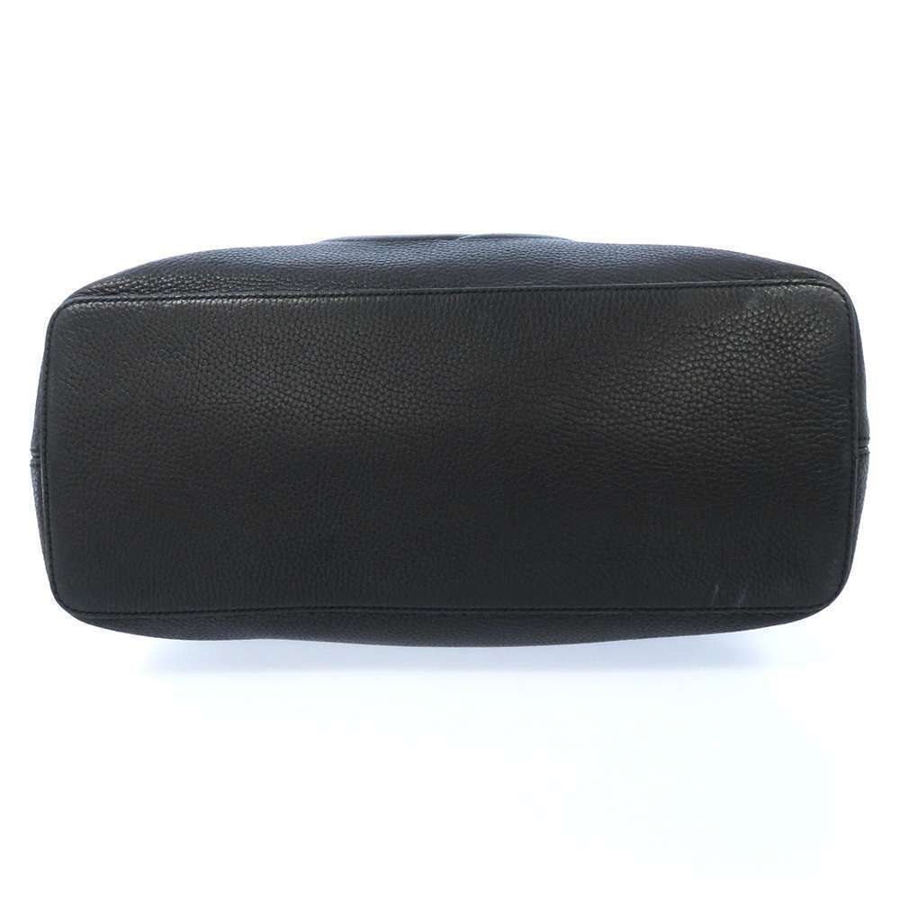 Gucci Tassel Shoulder Bag GG Hobo Black Interlocking Soho Black - Picture 4 of 7